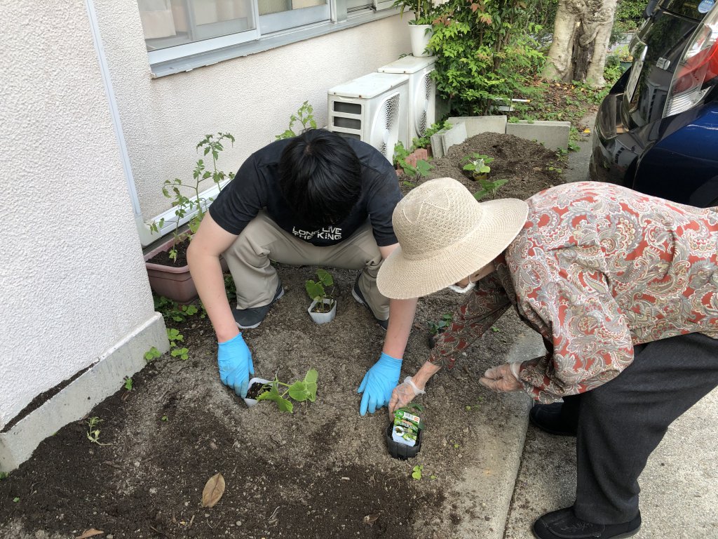 草花のお手入れ